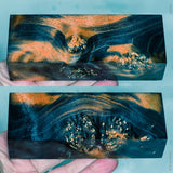 Stabilized box elder burl wood block