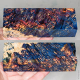 Stabilized box elder burl wood block