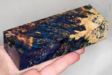 Stabilized box elder burl wood block