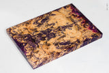 Stabilized box elder burl wood scales