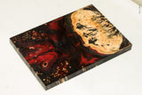 Stabilized box elder burl wood scales