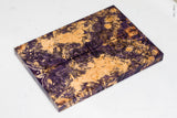 Stabilized box elder burl wood scales