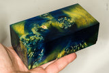 Large stabilized box elder burl wood block