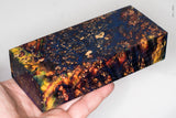 Large stabilized box elder burl wood block