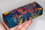Stabilized box elder burl wood block