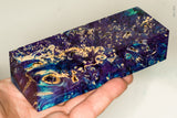 Stabilized box elder burl wood block