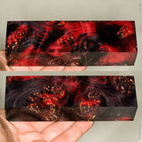 Stabilized box elder burl wood block