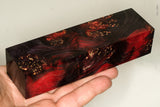 Stabilized box elder burl wood block