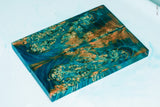 Stabilized box elder burl wood scales