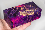 Large stabilized box elder burl wood block