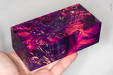 Large stabilized box elder burl wood block