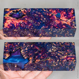 Stabilized box elder burl wood block