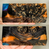 Stabilized box elder burl wood block
