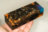 Stabilized box elder burl wood block