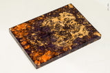 Stabilized box elder burl wood scales