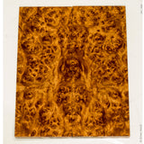 Stabilized golden amboyna burl wood scales