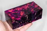 Large stabilized box elder burl wood block