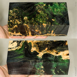 Large stabilized box elder burl wood block