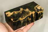 Large stabilized box elder burl wood block