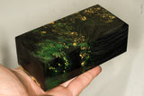 Large stabilized box elder burl wood block