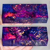 Stabilized box elder burl wood block