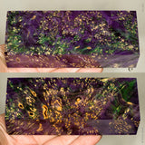 Stabilized box elder burl wood block