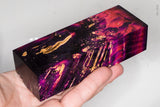 Stabilized box elder burl wood block