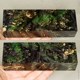 Stabilized box elder burl wood block