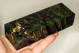 Stabilized box elder burl wood block