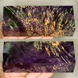 Stabilized box elder burl wood block