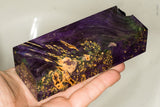 Stabilized box elder burl wood block