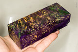 Stabilized box elder burl wood block