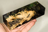 Stabilized box elder burl wood block