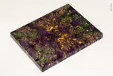 Stabilized box elder burl wood scales