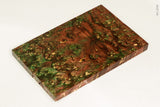 Stabilized box elder burl wood scales