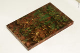 Stabilized box elder burl wood scales