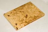 Stabilized box elder burl wood scales