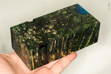 Large stabilized box elder burl wood block