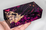 Large stabilized box elder burl wood block