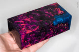 Large stabilized box elder burl wood block
