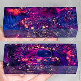 Stabilized box elder burl wood block