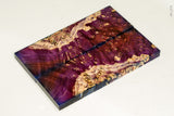 Stabilized box elder burl wood scales