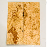 Stabilized box elder burl wood scales