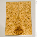 Stabilized box elder burl wood scales