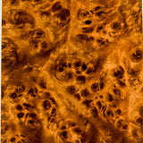 Stabilized wood golden amboyna burl block