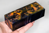 Stabilized box elder burl wood block
