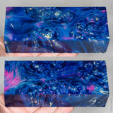 Stabilized box elder burl wood block