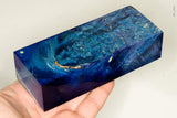 Stabilized box elder burl wood block