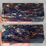 Stabilized box elder burl wood block