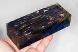 Stabilized box elder burl wood block
